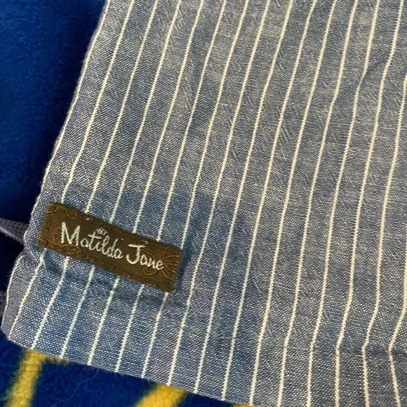 Striped Button-Front Dress - Picture 3 of 3